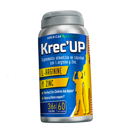 Krec'UP | Suplemento de L-Arginina y Zinc para Crecer